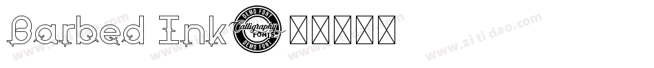 Barbed Ink字体转换